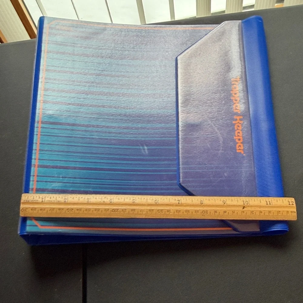 ACCO 2015Trapper Keeper Blue and Orange Binder